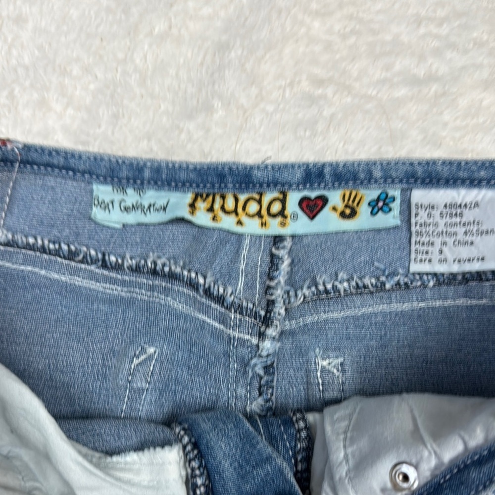 Mudd Blue Y2K mini Jean skirt size 9 - Picture 3 of 5